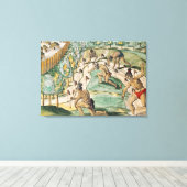 De methode om oorlog te verklaren canvas afdruk (Insitu (Houten vloer))