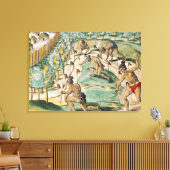 De methode om oorlog te verklaren canvas afdruk (Insitu (Woonkamer))