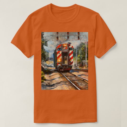 De metra-trein t-shirt (Design voorkant)