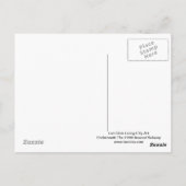 De metro in Upper Manhattan onder de sporen. Briefkaart (Achterkant)