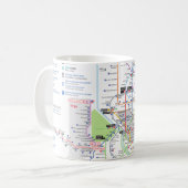 De metro van Madrid Koffiemok (Voorkant links)