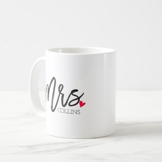 De mevrouw Shoppe | Gepersonaliseerde mevrouw Koffiemok (Voorkant links)