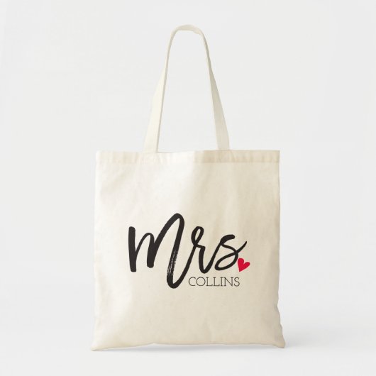 De mevrouw Shoppe | Gepersonaliseerde mevrouw Tote Bag (Voorkant)