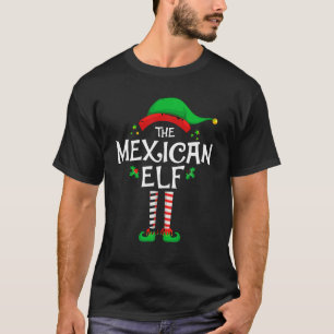 De Mexicaanse Elf Kerstmis Familie Matching Group  T-shirt