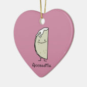 De Mexicaanse geroosterde Tortilla van Quesadilla Keramisch Ornament (Links)