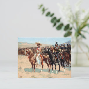 De Mexicaanse majoor door Frederic Remington (1889 Briefkaart