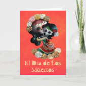 De Mexicaanse Moederlijke Liefde van het Skelet Kaart (Voorkant)
