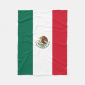 De Mexicaanse nationale vlag Fleece Deken (Voorkant)