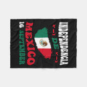 De Mexicaanse Onafhankelijkheidsdag Fleece Deken (Voorkant (Horizontaal))