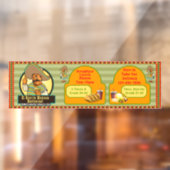 De Mexicaanse prijs voor de Drink van restaurants  Raamsticker (Vel 2)