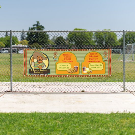 De Mexicaanse prijs voor de Drink van restaurants Spandoek (Insitu)