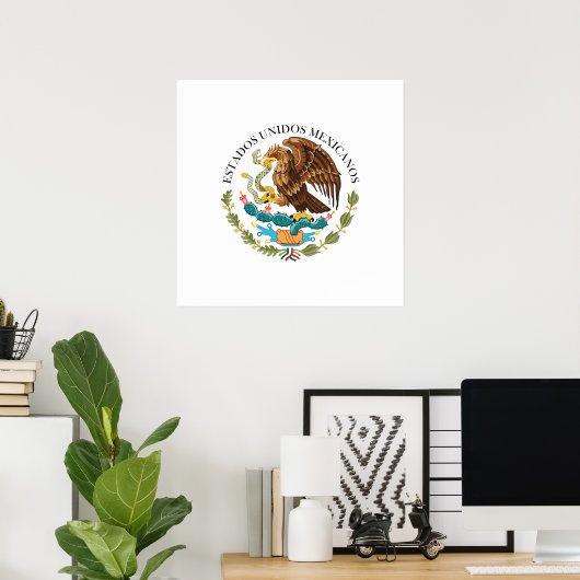 De Mexicaanse regering verzegelen Poster (Thuiskantoor)