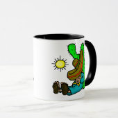 De Mexicaanse Siesta Funny Coffee Mok om zich aan (Voorkant rechts)