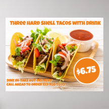 De Mexicaanse Tacos-Drink van de Food Hard Shell a