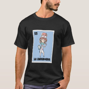 De Mexicaanse Verpleegster Bingo Card De Verpleegs T-shirt