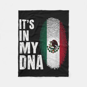 De Mexicaanse vlag zit in mijn DNA Fleece Deken