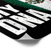De Mexicaanse vlag zit in mijn DNA Poster (Hoek)