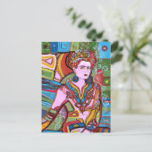 De Mexicaanse vrouw Briefkaart (Staand voorkant)