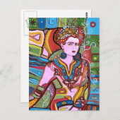 De Mexicaanse vrouw Briefkaart (Voorkant / Achterkant)