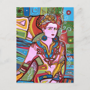 De Mexicaanse vrouw Briefkaart