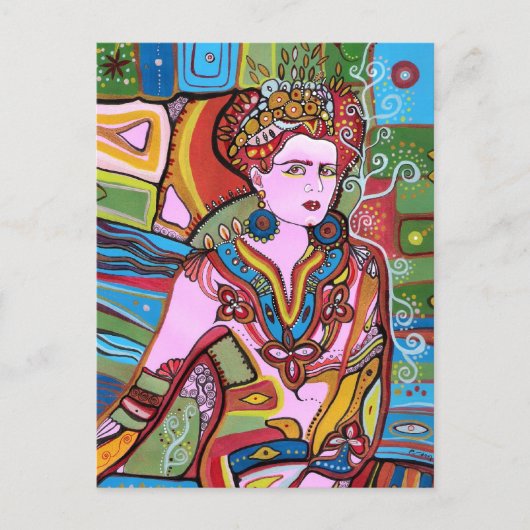 De Mexicaanse vrouw Briefkaart (Voorkant)