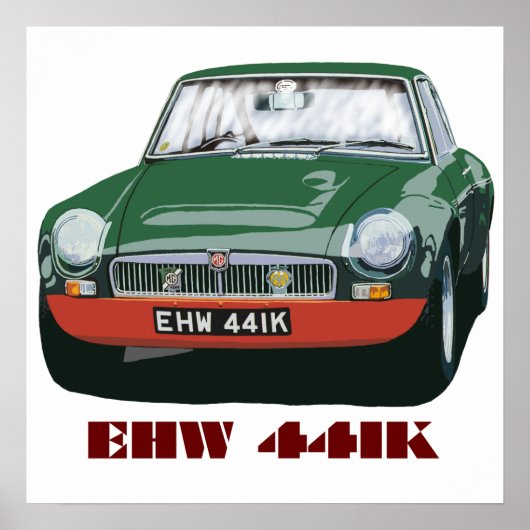 De MGC GTS EHW 441K Poster (Voorkant)