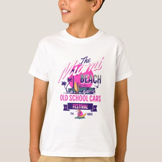 De Miami Beach T-Shirt (Voorkant)