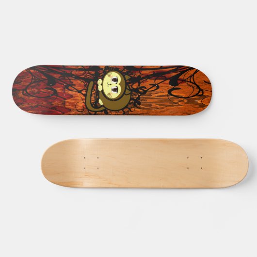 De miauw van de kat - Gepersonaliseerd Persoonlijk Skateboard (Horizontaal)