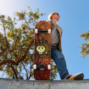 De miauw van de kat - Gepersonaliseerd Persoonlijk Skateboard