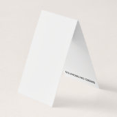 DE MICAH-ZEGEL VISITEKAARTJE (Achterkant)