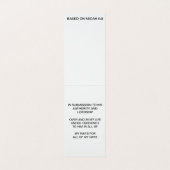 DE MICAH-ZEGEL VISITEKAARTJE (Binnenkant ongevouwen)