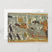 De Mice Bury the Cat, Russisch, eind 18e eeuw Briefkaart (Voorkant / Achterkant)