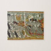 De Mice Bury the Cat, Russisch, eind 18e eeuw Legpuzzel (Horizontaal)