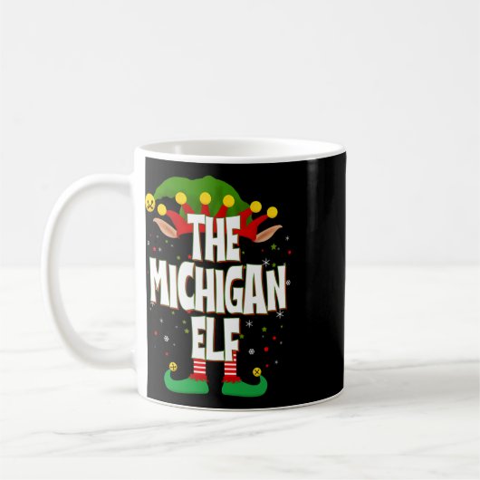 De Michigan Elf Kerst Koffiemok (Links)
