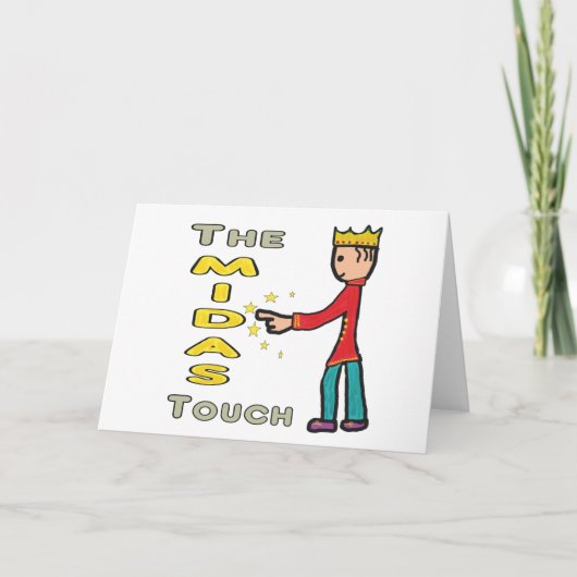 De Midas-aanraking Kaart (Voorkant)