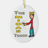 De Midas aanraking Keramisch Ornament (Rechts)