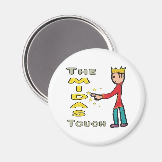 De Midas-aanraking Magneet (Voorkant / Achterkant)