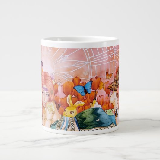 De Middag Grote Koffiekop (Voorkant)