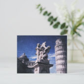 De middag in Pisa Briefkaart (Staand voorkant)