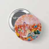 De Middag Ronde Button 5,7 Cm (Voorkant /achterkant)