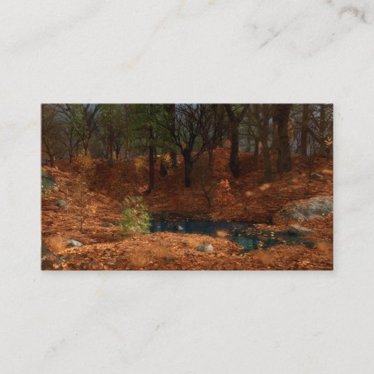 De middag van de Bladwijzer van het Jaar Visitekaartje (Voorkant)