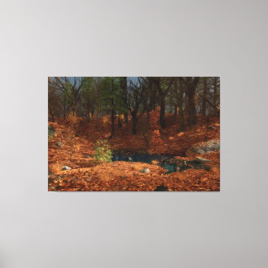 De middag van het jaar Canvas Print (Voorkant)