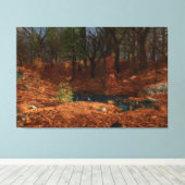 De middag van het jaar Canvas Print (Insitu (Houten vloer))