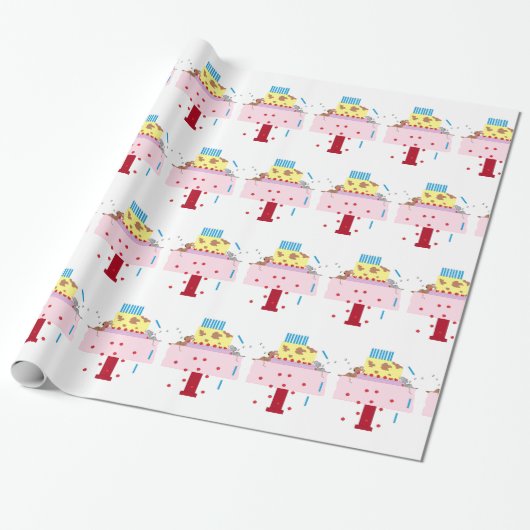 De middagdut-vertraagde verjaardag: cadeaupapier (Uitgerold)