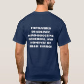 De middelbare school bereidt je voor op het leven, t-shirt (Achterkant)