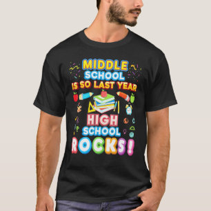 De middelbare school is het laatste jaar zo hoog d t-shirt