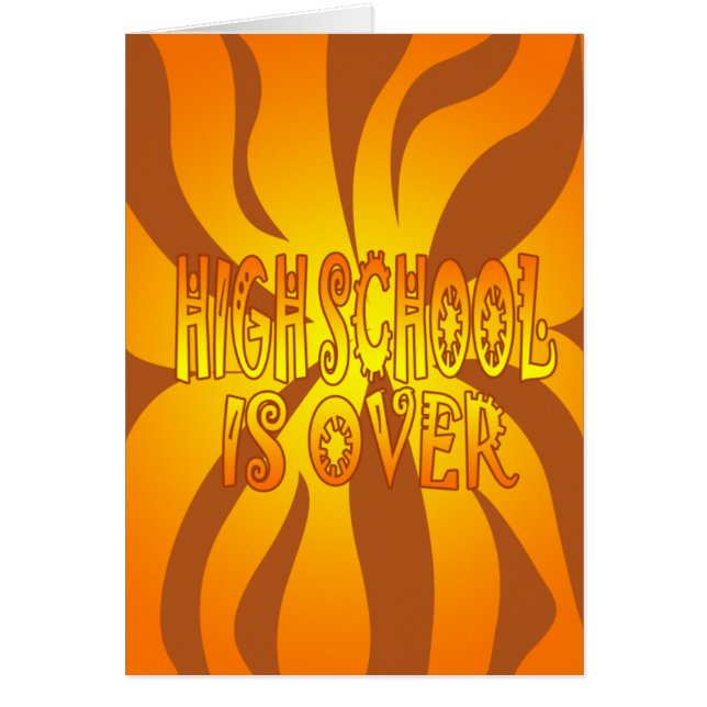 De middelbare school is voorbij (Voorkant)