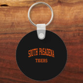 De middelbare school van South Pasadena heeft de S Sleutelhanger (Voorkant)