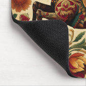 De middeleeuwse betoverde ros in bloei muismat (Hoek)