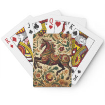 De middeleeuwse betoverde ros in bloei